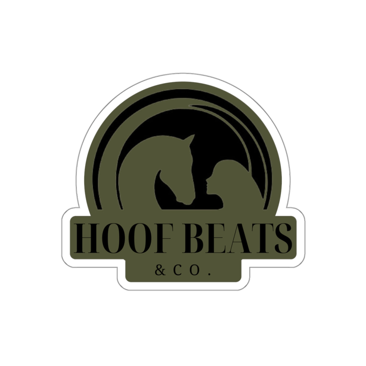 Hoof Beats & Co Classic - Die-Cut Stickers