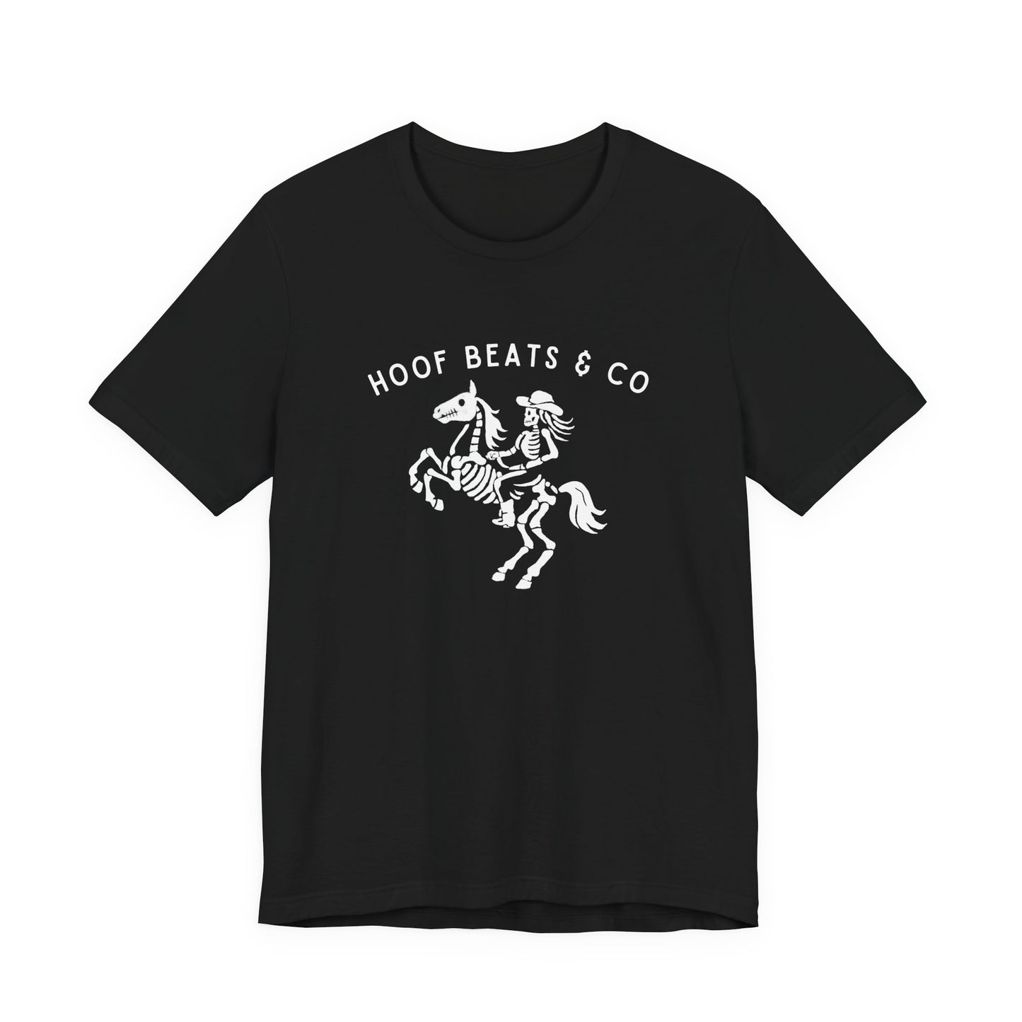 "Ghost Rider Jolly Roger" – Skeleton Pirate Cowgirl Tee