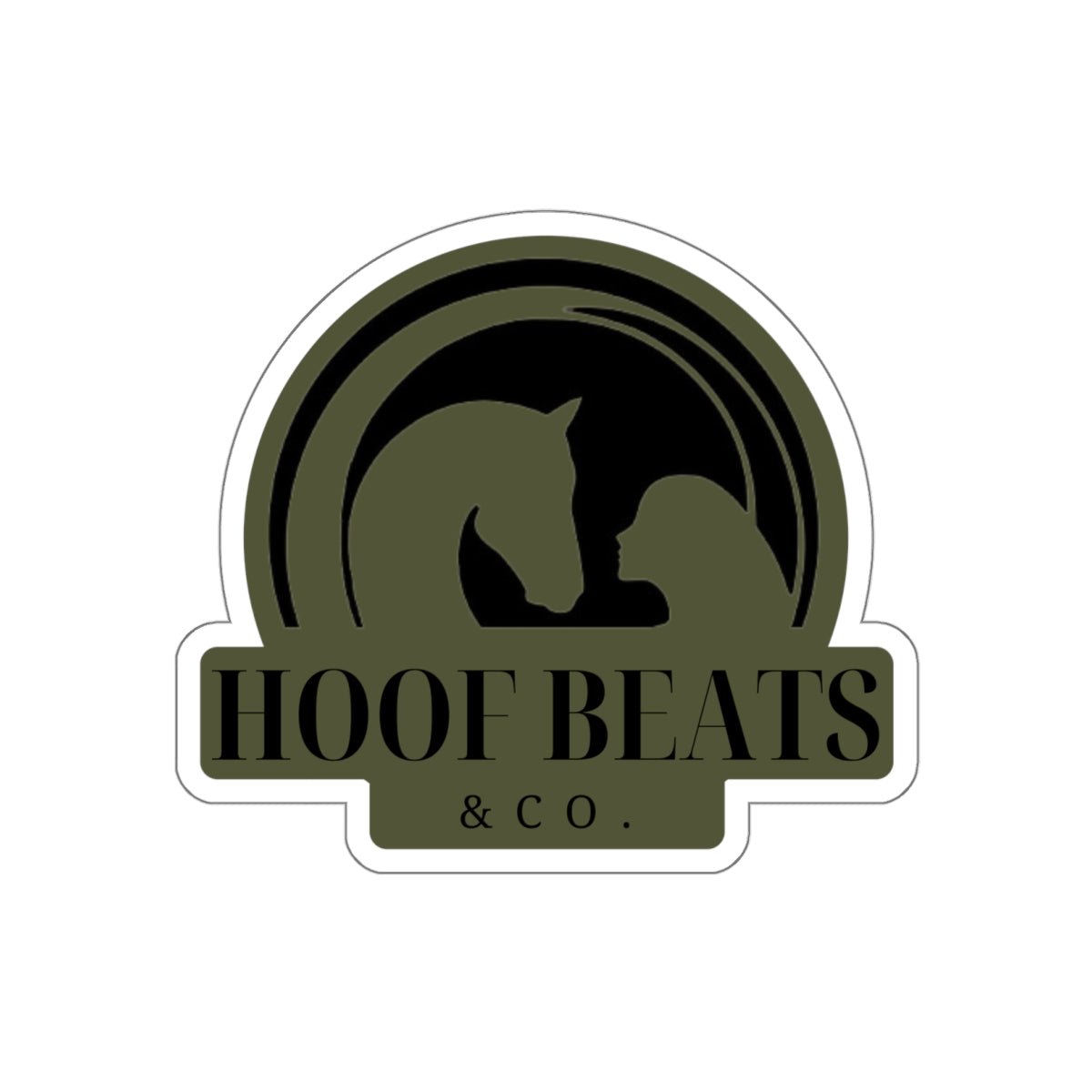 Hoof Beats & Co Classic - Die-Cut Stickers