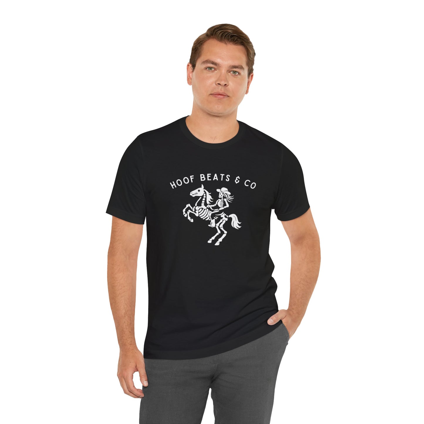 "Ghost Rider Jolly Roger" – Skeleton Pirate Cowgirl Tee